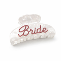 Bride Acrylic Claw Clip – Bridal & Bachelorette Essential