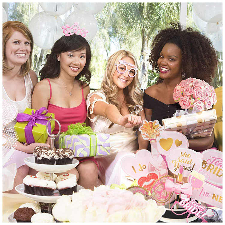 15 Pcs Bachelorette Bridal Shower Photo Prop